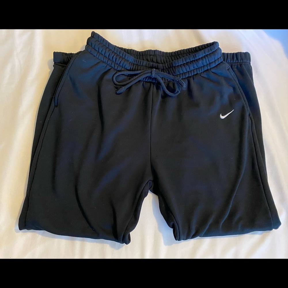 Women's Nike Dri Fit Black Sweat Pants Size Medium